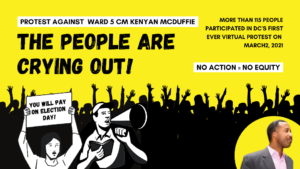 115 People Protest Kenyan McDuffie